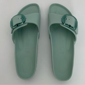 Birkenstock Women's Madrid Surf Green Slide Sandals